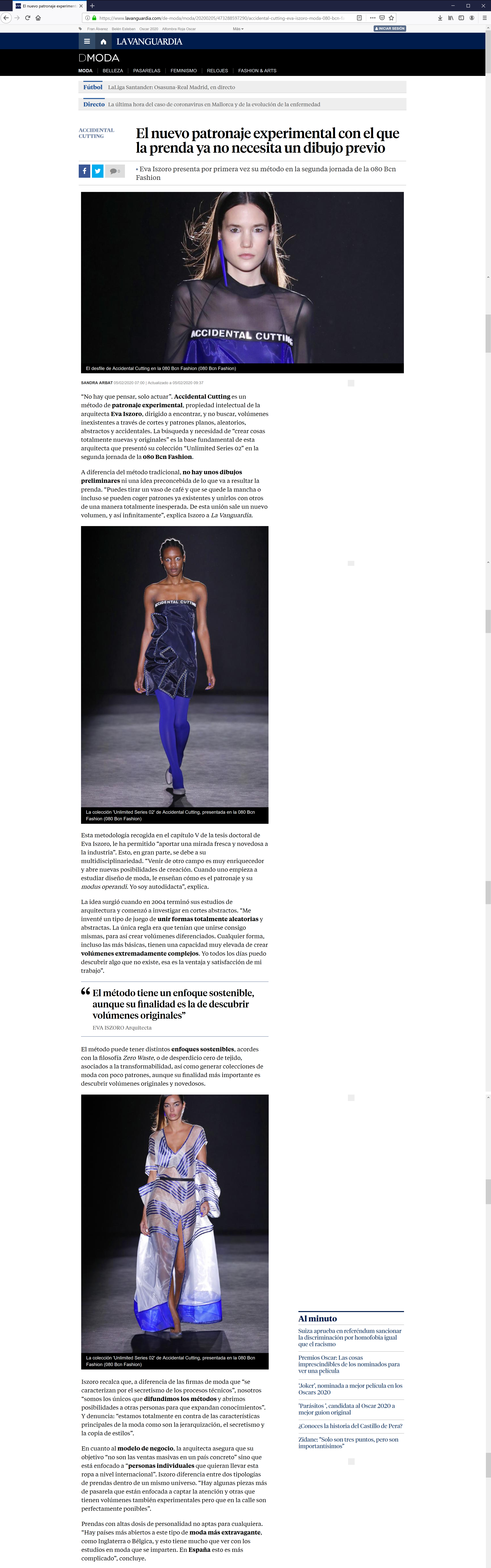 Artículo La Vanguardia 1