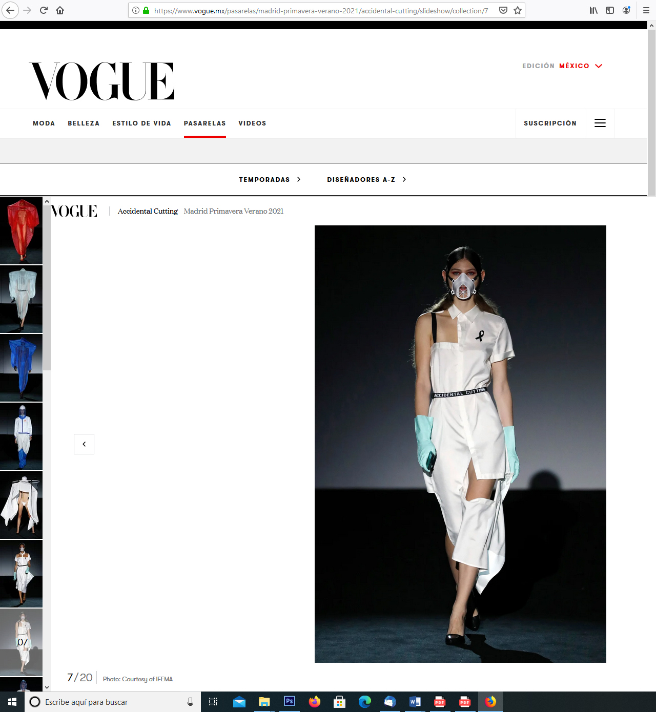 VOGUE Mexico- Accidental Cutting