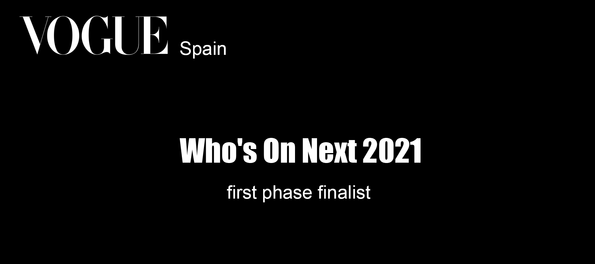 finalista Vogue spain